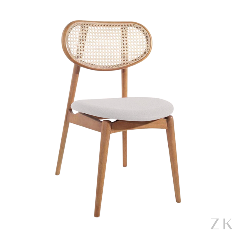 CADEIRA  ENCOSTO EM PALHA | DESIGNER IBANEZ RAZZERA