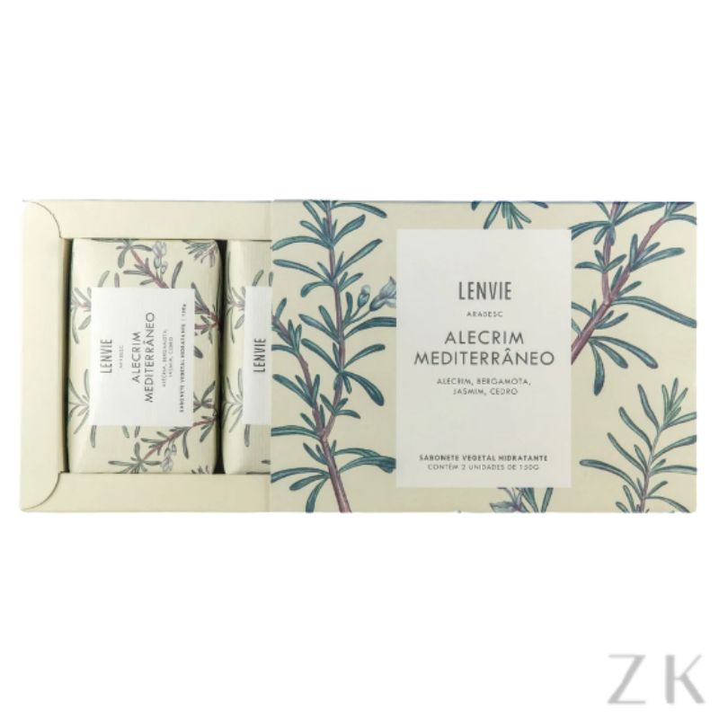 KIT SABONETE EM BARRA ALECRIM | 2 UN 150G