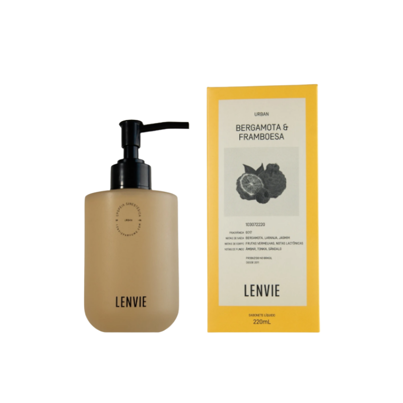 SABONETE LIQUIDO BERGAMOTA & FRAMBOESA 220ML