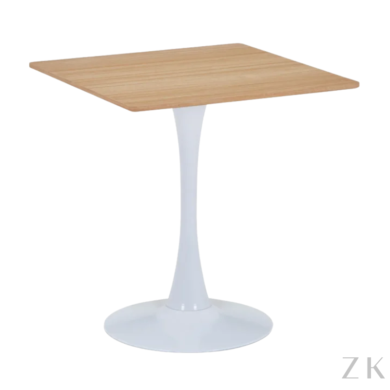 MESA JANTAR QUADRADA COM BASE SAARINEN