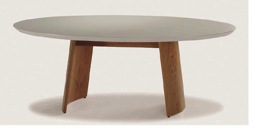 MESA JANTAR OVAL 