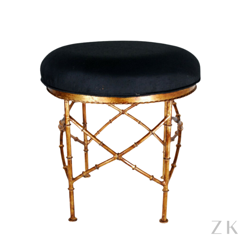 PUFF EM METAL DOURADO