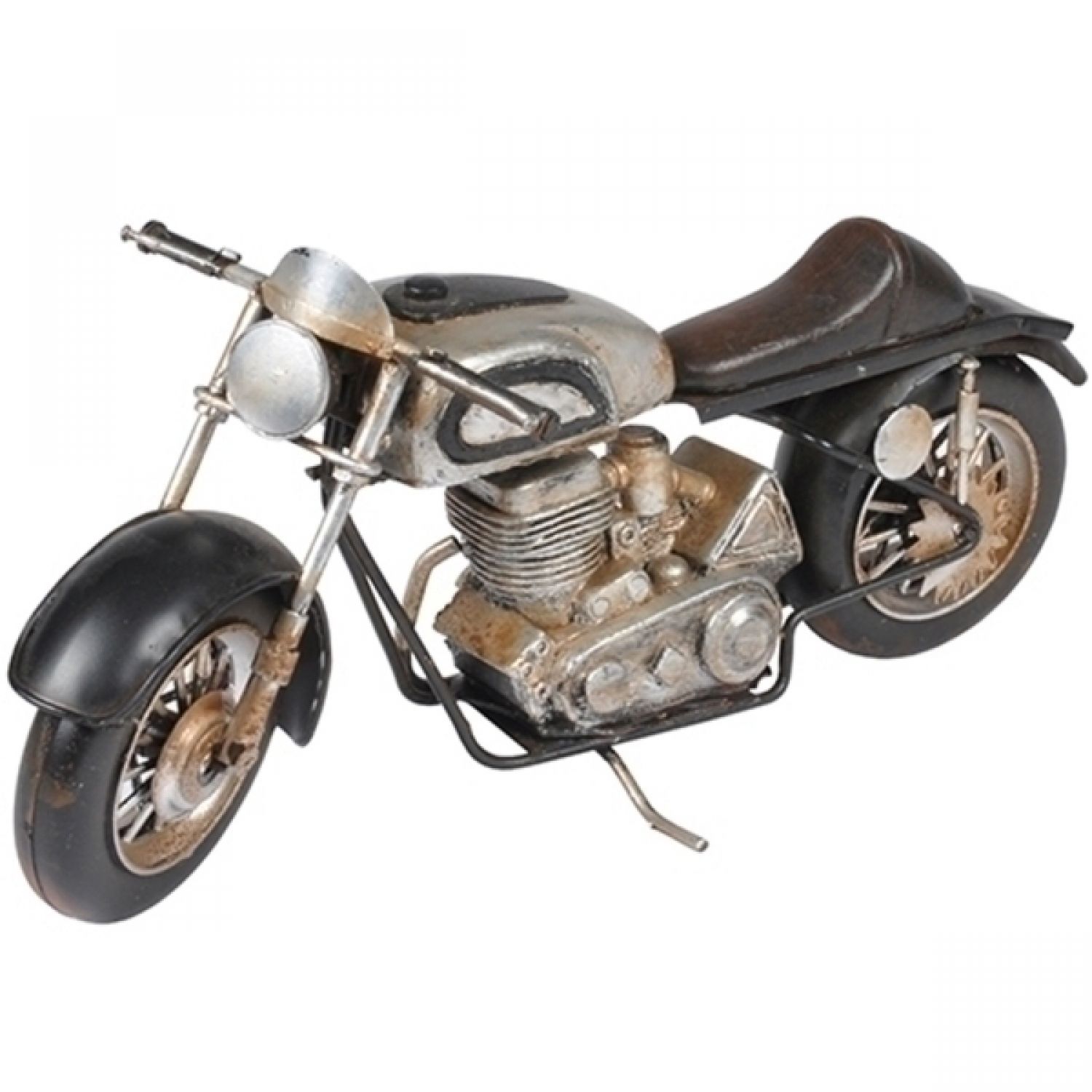 MOTOCICLETA MINIATURA DECORATIVA