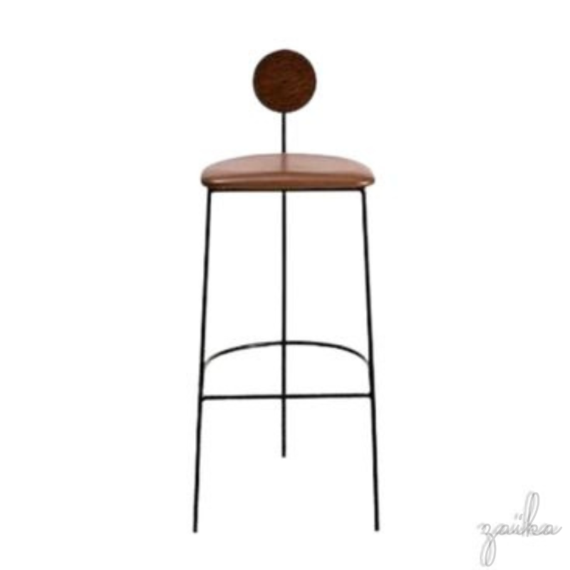 BANQUETA COM BASE EM METAL | STUDIO GIOCOMO TOMAZZI