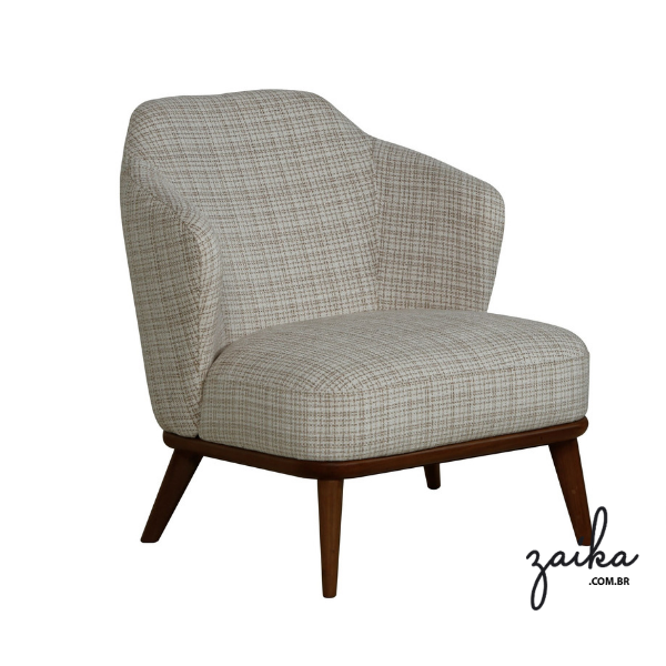 POLTRONA FIXA ESTOFADA