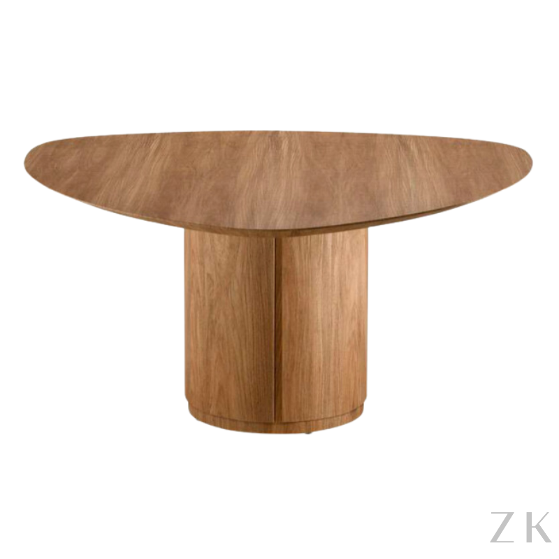 MESA DE JANTAR ORGÂNICA TRIANGULAR 