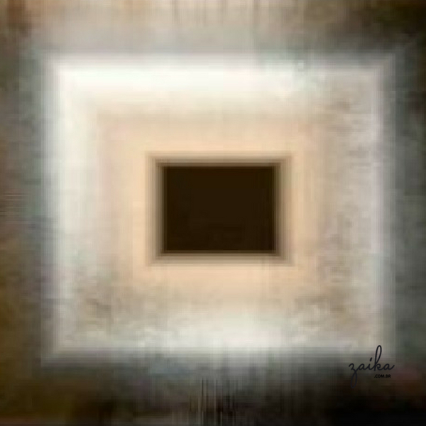 QUADRO ABSTRATO FUNDO INFINITO COM VIDRO